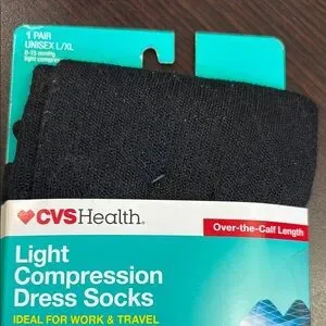 CVS | Underwear & Socks | Cvs Health Black Light Compression Dress ...